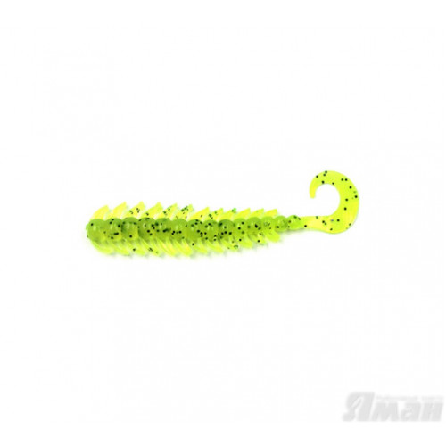 Твистер Yaman Ruff, 4", цвет 10 - Green pepper, 5 шт Y-R4-10