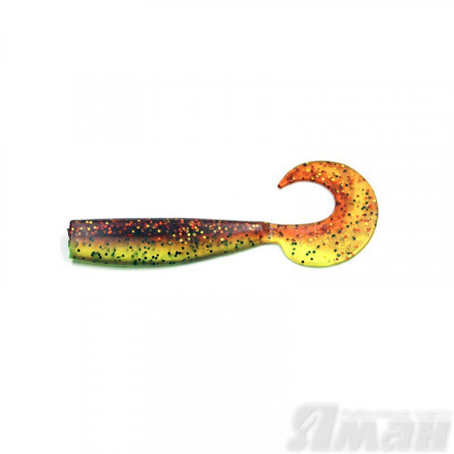 Твистер Yaman Lazy Tail Shad, 7" цвет 20 - Kiwi Shad, 3 шт Y-LTS7-20