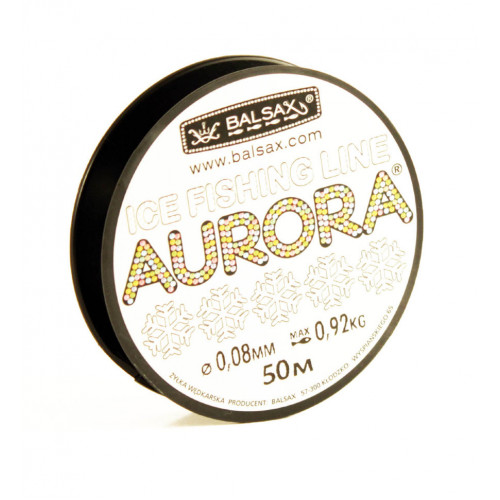 Леска Balsax Aurora Box 50м 0,08 (0,92кг) Леска Balsax Aurora Box 50м 0,08 (0,92кг)
