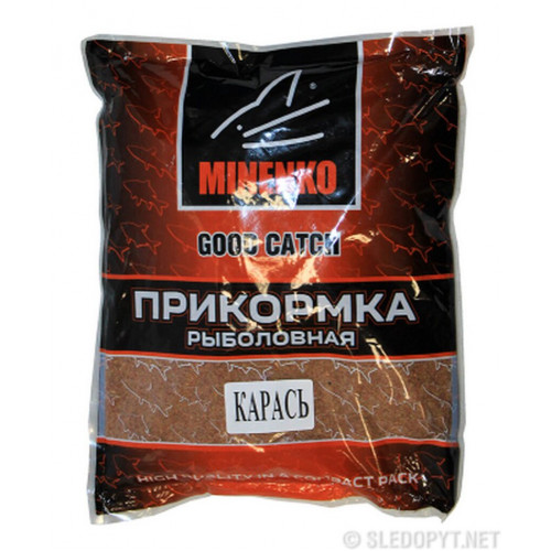 Прикормка Minenko Good Catch Карась 700г (4303) Прикормка Minenko Good Catch Карась 700г (4303)