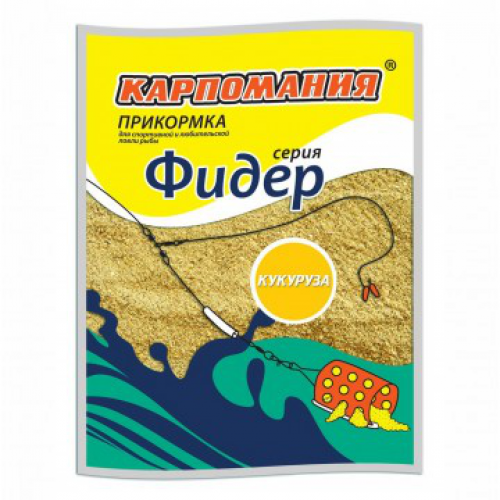 Прикормка Карпомания Фидер 750г Кукуруза Прикормка Карпомания Фидер 750г Кукуруза