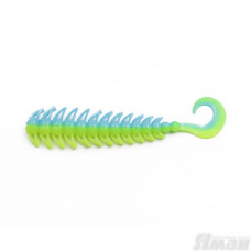 Твистер Yaman Ruff, 5", цвет 18 - Ice Chartreuse, 5 шт Y-R5-18