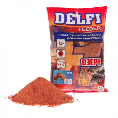 Прикормка Delfi Feeder Озеро 800г Анис DFG-358 Прикормка Delfi Feeder Озеро 800г Анис DFG-358
