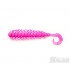 Твистер Yaman Ruff, 3", цвет 11 - Pink, 10 шт Y-R3-11