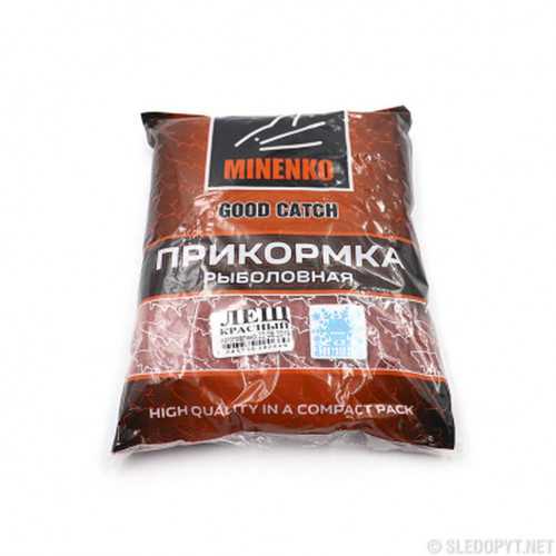 Прикормка Minenko Good Catch Зимняя лещ красный 700г 4402