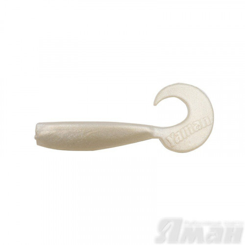 Твистер Yaman Lazy Tail Shad, 9" цвет 28 - Pearl, 2 шт Y-LTS9-28