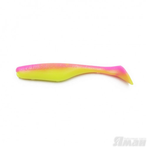 Виброхвост Yaman Greedy Shad, 4", цвет 24 - Gum, 4 шт Y-GS4-24