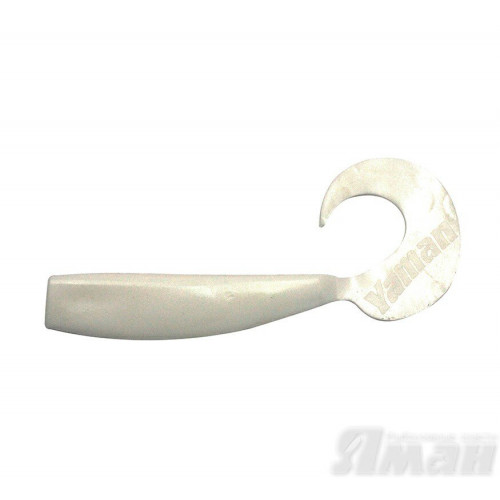 Твистер Yaman Lazy Tail Shad, 9" цвет 01 - White, 2 шт Y-LTS9-01