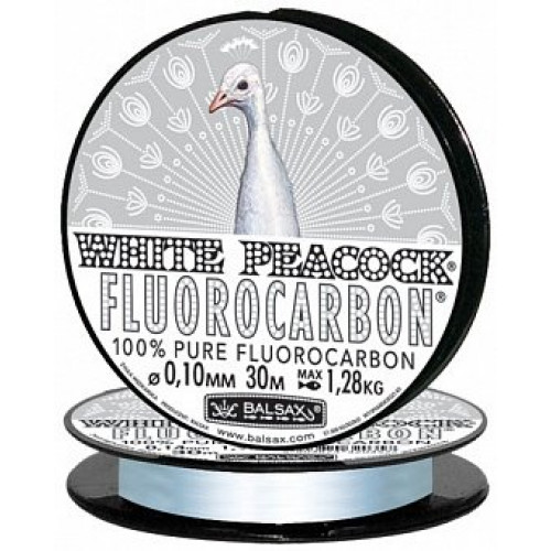 Леска Balsax White Peacock Fluorocarbon 30м 0,20 Леска Balsax White Peacock Fluorocarbon 30м 0,20