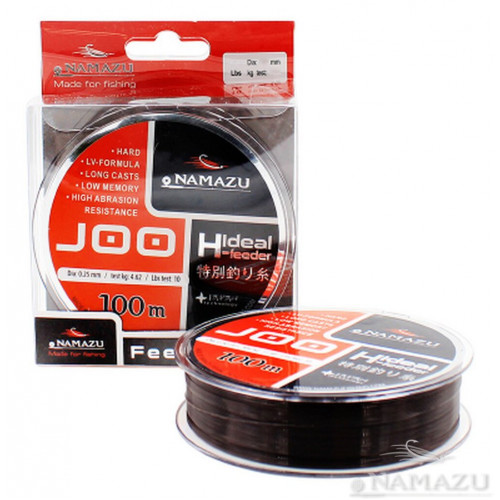 Леска Namazu Joo, 100 м, 0,5 мм, до 17,46 кг, черная NJ100-0,5
