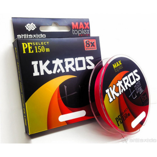 Шнур плетеный Shii Saido Ikaros 8X, 150 м, 0,205 мм, до 9,06 кг, light pink SBLI150-8X-20 Шнур плетеный Shii Saido Ikaros 8X, 150 м, 0,205 мм, до 9,06 кг, light pink SBLI150-8X-20