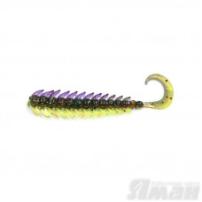 Твистер Yaman Ruff, 5", цвет 15 - Violet Lime, 5 шт Y-R5-15