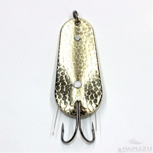 Блесна незацепляйка Namazu SilverMoon, 18 г, цвет 02 (латунь) N-SM18-02