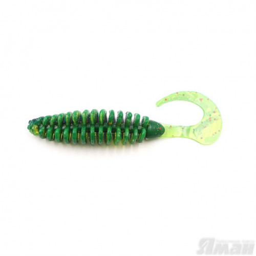 Твистер Yaman Battery Tail, 5", цвет 15 - Violet Lime, 3 шт Y-BT5-15-3